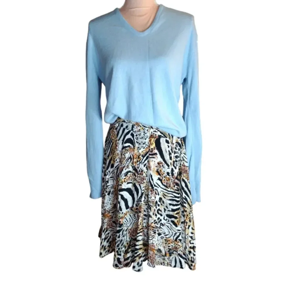 Baldwin Sportswear VTG 60s Baby‎ Blue Dupont Orlon Sweater  *Fits like Medium